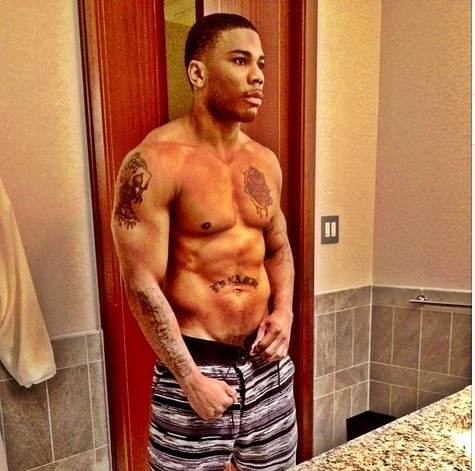 lamarworld:  (PART 2 of 3) rapper Nelly ass, body &amp; bulge.