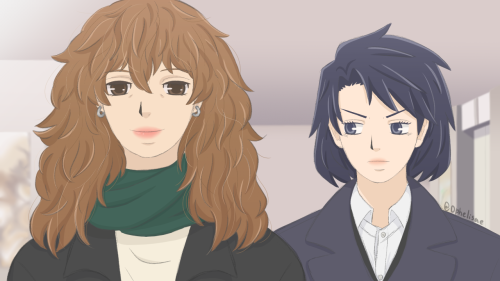 Enjoy my completely self-indulgent fem!trifecta au / genderbent auI’ve had this idea for a long time