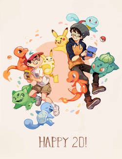 too-much-green:  I’m a few hours late, but Happy Anniversary Pokemon!! Thank you for shaping so many aspects of my life, I love you. 