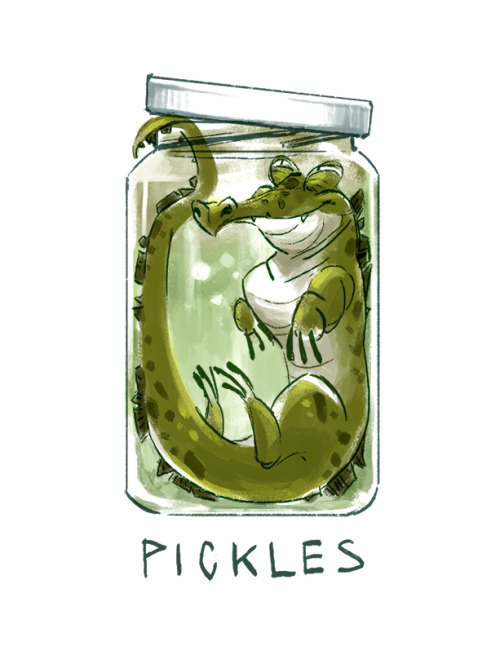 Pickles the alligator 