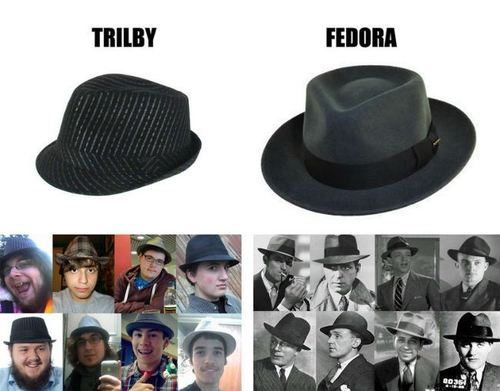 Porn photo I AM SO DONE WITH PEOPLE CALLING A TRILBY