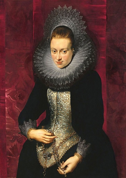 Peter Paul Rubens__Portrait of a Lady with a Rosary. c.1609-1610