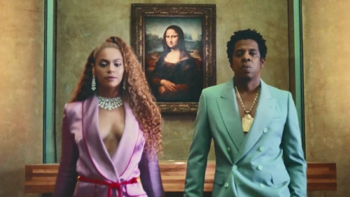 A list of paintings and sculptures from the Louvre in order of appearance as seen in Beyoncé and Jay