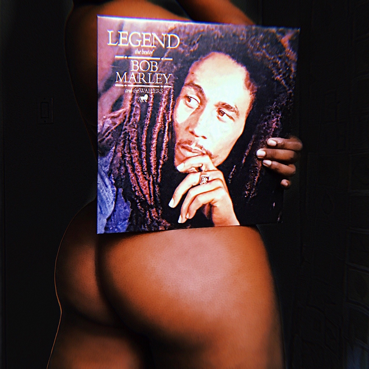 shejustwantsto: dramatic shots of me with some of my fav records, pt. 1  Whoever
