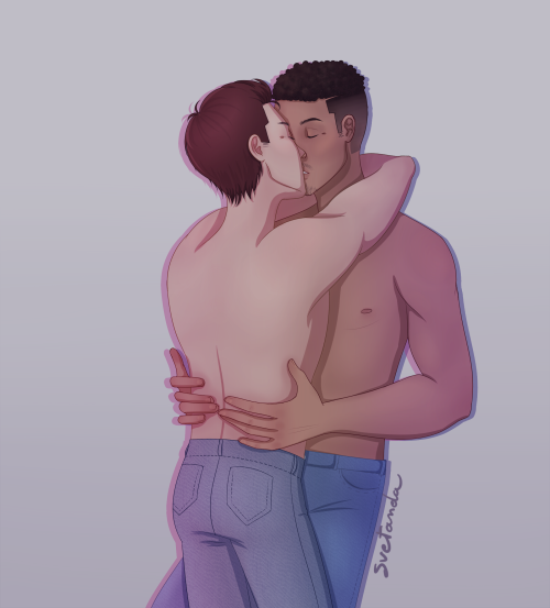 Aiden from Teen Wolf & Jordan from All AmericanCommission for @darness-mizuchie