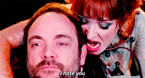 timetraveldean:  I hate you because when I look into your eyes, I see the woman I used to be before magic, before the coven, when I was nothing but Rowena, the Tanner’s daughter. A pale, scared, little girl who smelled of filth and death. I hate you,