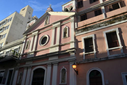 Church in Old San Juan, Puerto Rico.