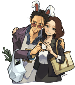 ricadiazarts:  I just recently started reading Gokushufudou: The Way of the House Husband and these two are so great 💕 