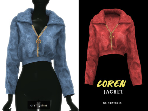 - Recent public releases -Delilah Jacket with Bra (40 swatches) [ DOWNLOAD ] ;Leilani Crop Sweater (