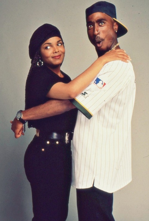 90s kids — Janet Jackson & Tupac, pictures for Poetic Justice...