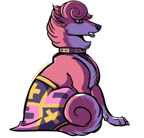 Trish! shes so pink and fluffy, check out my other Vento Aureo doggies! I have a nice finale coming 