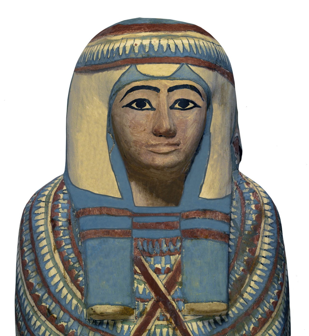 Mummy And Painted Cartonnage Of An Unknown Woman 850 750 B C 23rd