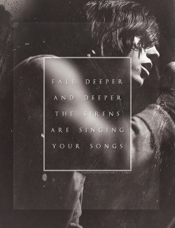  I lost my heart, my home is the ocean. The waves underneath will soon be my home. I will fall asleep. I’ll close my eyes and dream of days when I wasn’t all alone.All that I know is gone (Take what is left of me now). All that I know is gone (Take