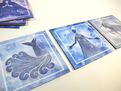 remigisart:10 Tales of MythologyDesign of ten cards depicting ten mythical creatures, each of them h
