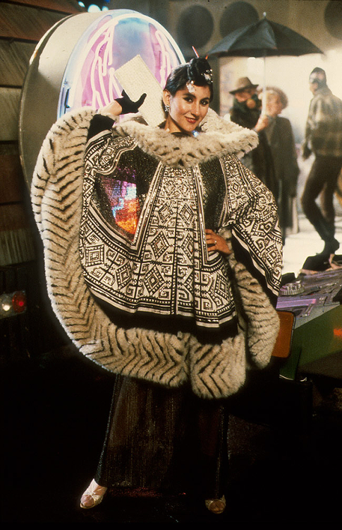 shesnake: On the set of Blade Runner (1982) dir. Ridley ScottCostume design by Michael Kaplan and Ch