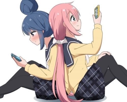 wholesomeyuri: ✧･ﾟ: *✧ Texting Each Other ✧ *:･ﾟ✧♡ Characters ♡ : Rin Shima ♥ Nadeshiko Kagam