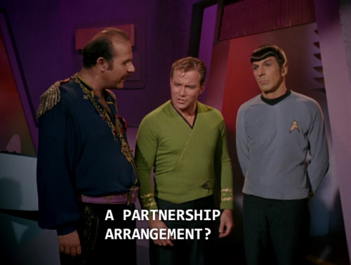 williamshatspeare:mudd: hey kirk let’s be partnerskirk: i have a boyfriend