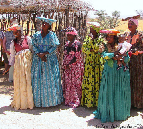 Herero Women in Traditional Costume