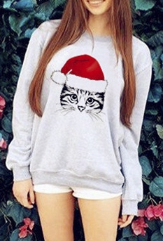 bluetyphooninternet: Different Printed Patterns of Sweatshirts. Cat  \  Cat \  Meow No God  \  Star  \  Fuck off Christmas  \  Sun  \  Lady Which one do you like? Limited in time and stock. Save 20%-40% off your order, get it now. 