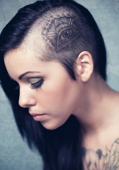 gnarcissusart:  head tattoos, can’t wait to get my head tattooed this spring :D 