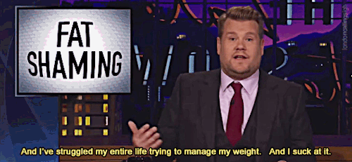 roger-taylor-owns-my-wigg:londoncallingsigh:James Corden Responds to Bill Maher’s Fat Shaming Take y