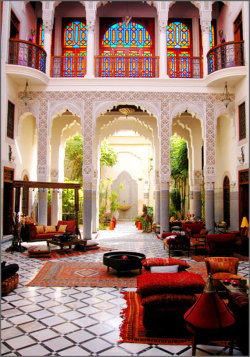 bachir-maghrebi:  moroccan riad