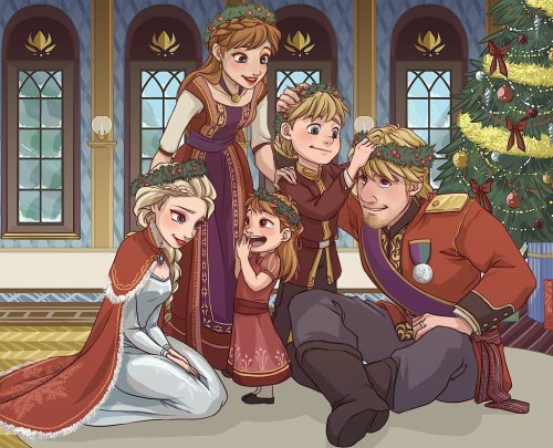 drkarayua:clarkgreggnog:theoriginalsassybakeoven:frozenoverblackballoon:A Kristanna family. From beg