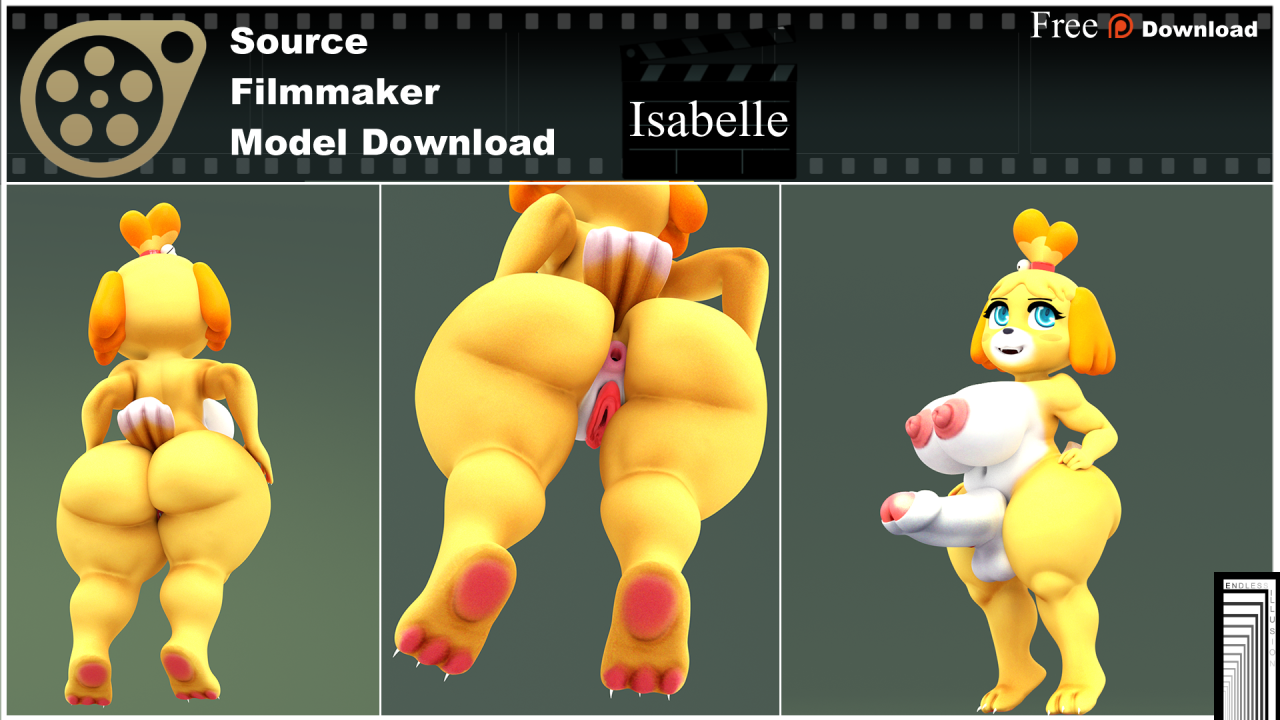 bradmanx:  endlessillusionx:  Isabelle SFM ready Ported by KirbyHi5 Download Link
