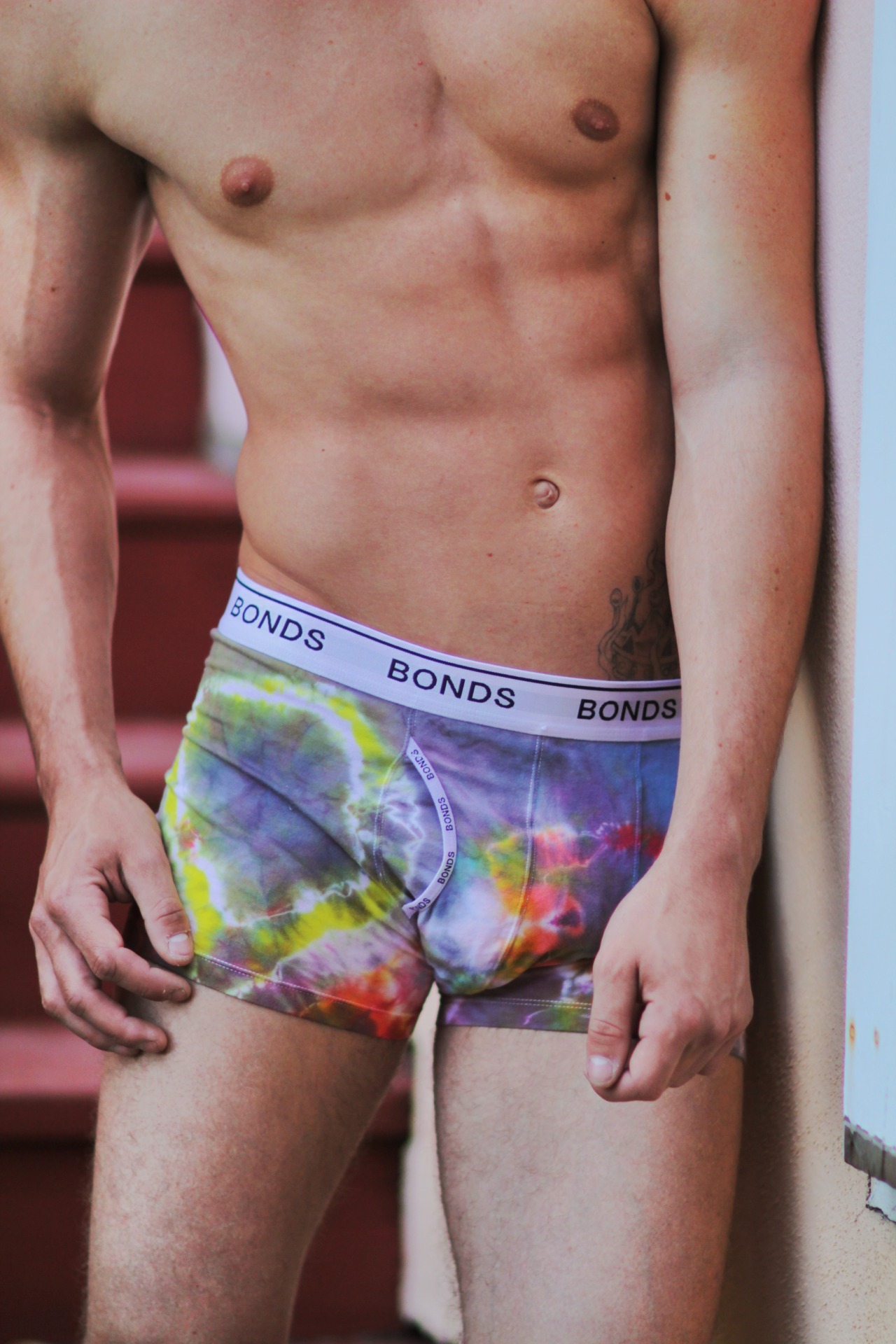 tiedyeundies:  Perth Blast // Size Small  Model: Devon Peters 