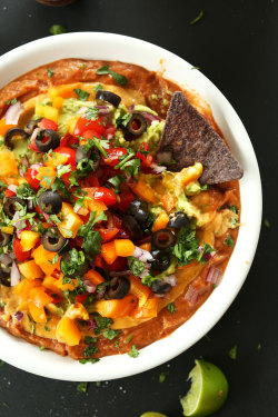 im-horngry:  Vegan Mexican Food - As Requested! X 7 Layer Nacho Dip!