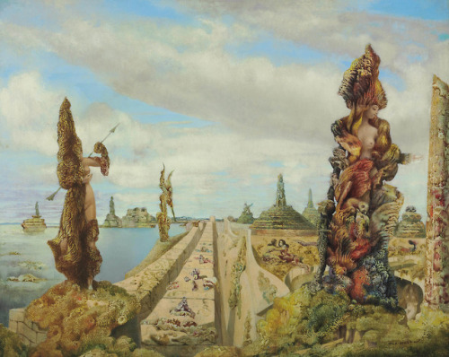 jimlovesart:Max Ernst - The Stolen Mirror, 1941. 