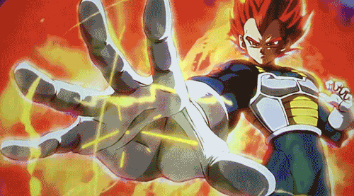 Image tagged with vegeta, dragon ball super: broly, gif – @zarbone on Tumblr