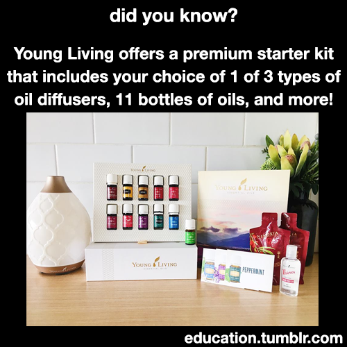 wespikeloveus: lifeisgoldenforfree:  bisexualgodess16:  education: Learn More About The Essential Oils Starter Kit!  I literally love young living and swear by it! Let me know if you have questions!!!    I love essential oils and have been in search of