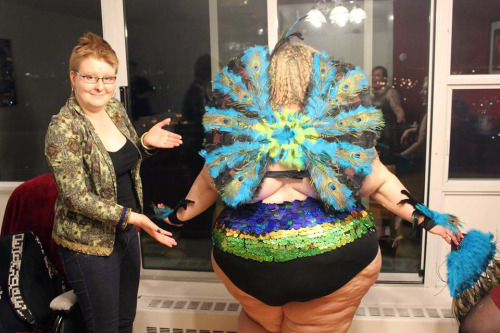 pardonmewhileipanic:  Just me and Awfullydull being super babes for a Mardi Gras party, nbd all sequins on bra and bottoms was done BY HAND by the amazing Awfullydull <3  High-waisted bottoms made  by ChubbyCartwheels.com  