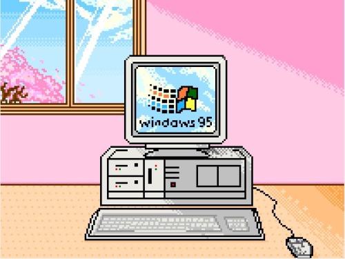 windows-94:feliz cumple Windows 95aguante Bill Portones