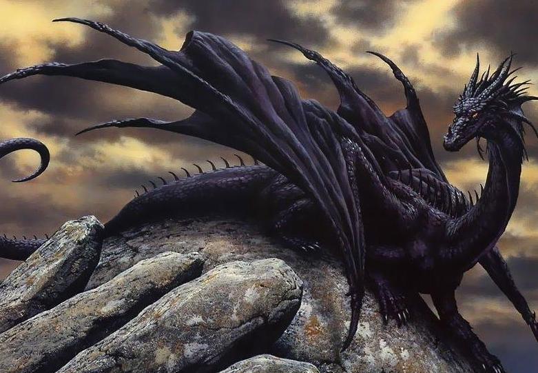Ancalagon the Black  Dragon design, Painting, Middle earth