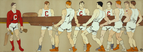 Cornell Crew TeamEdward Penfield (American; 1866–1925)1907Color lithographPrinted by: Charles W. Bec