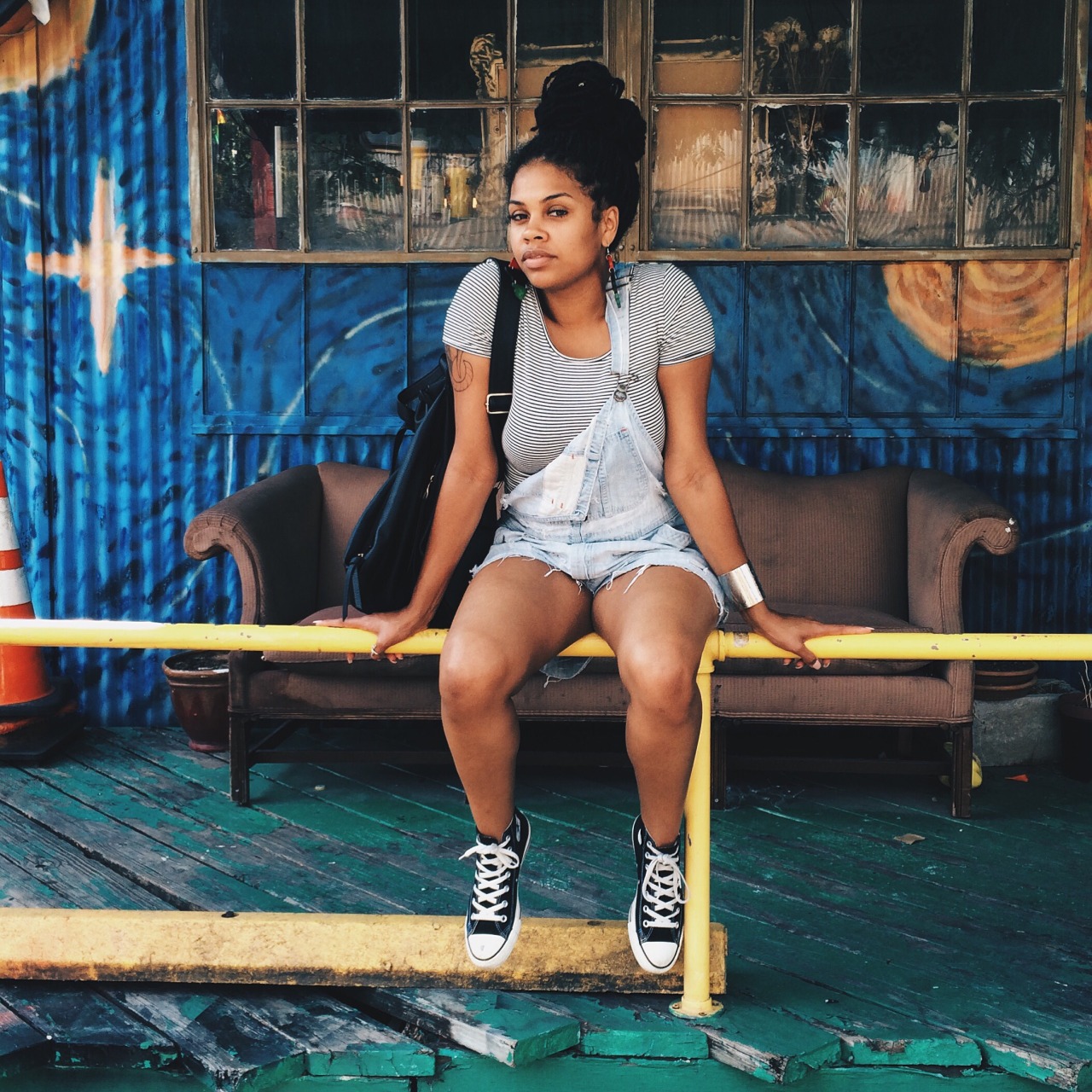 pushups-n-strokes:  nakedbybria: BlackOut 2015.   She’s beautiful AF