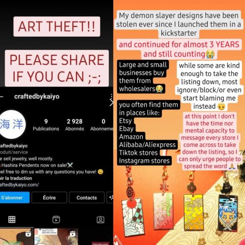 ART THEFT PLEASE SHARE This was painful to compile and I&rsquo;m so tired of it all&hellip;.