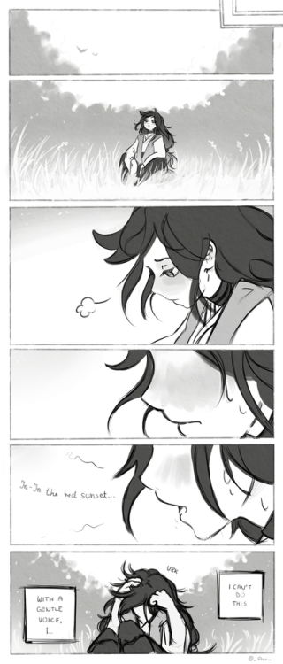 Based on Dororo OP 1969 lyrics. Dororo reluctantly faces her fear of singing. It is because whenever