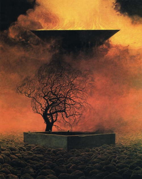 Picture Painted By Zdzisaw Beksiski, 1976