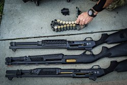 everyday-cutlery:  everyday-cutlery:  Salient Arms International Benelli Shotguns  Reblog because awesome