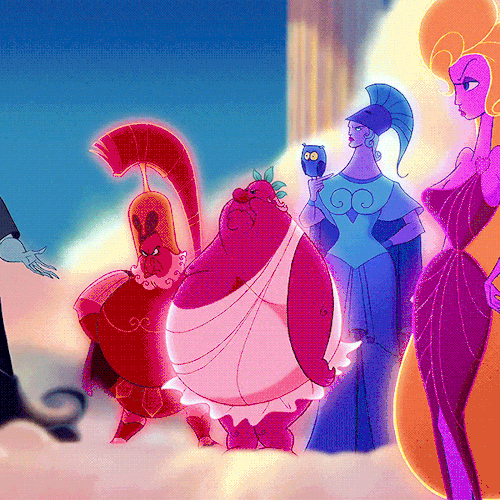commanderogerss:anonymous asked: please do a gif set of costumes in hercules 1997 favourite costumes