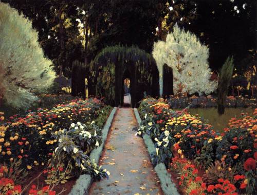 fletchingarrows: le-desir-de-lautre: Santiago Rusiñol i Prats (Catalan,1861-1931), A Gar