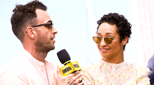 preachersource: Actors Dominic Cooper, Joseph Gilgun, Graham McTavish and Ruth Negga on the #IMDboat