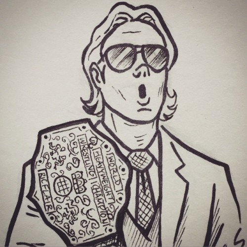 MY SHOES COST MORE THAN YOUR HOUSE!! #woo #prowrestling #heroescon #sketch #ricflair #wwe #nwa #wcw 