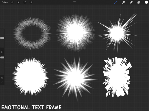 Manga Brush Set For Procreate