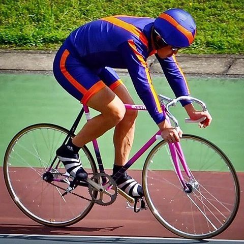 kinkicycle: The Pacer on a #ganwellpro #fixedgear #njs #trackbike at Nara Keirin, Japan. #cycle #cyc