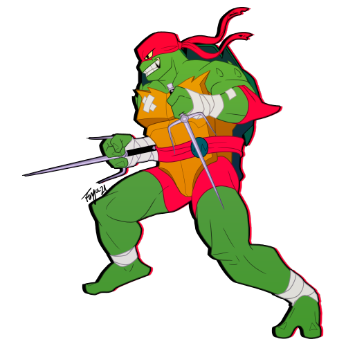 Alt version of the turtles from this post! 