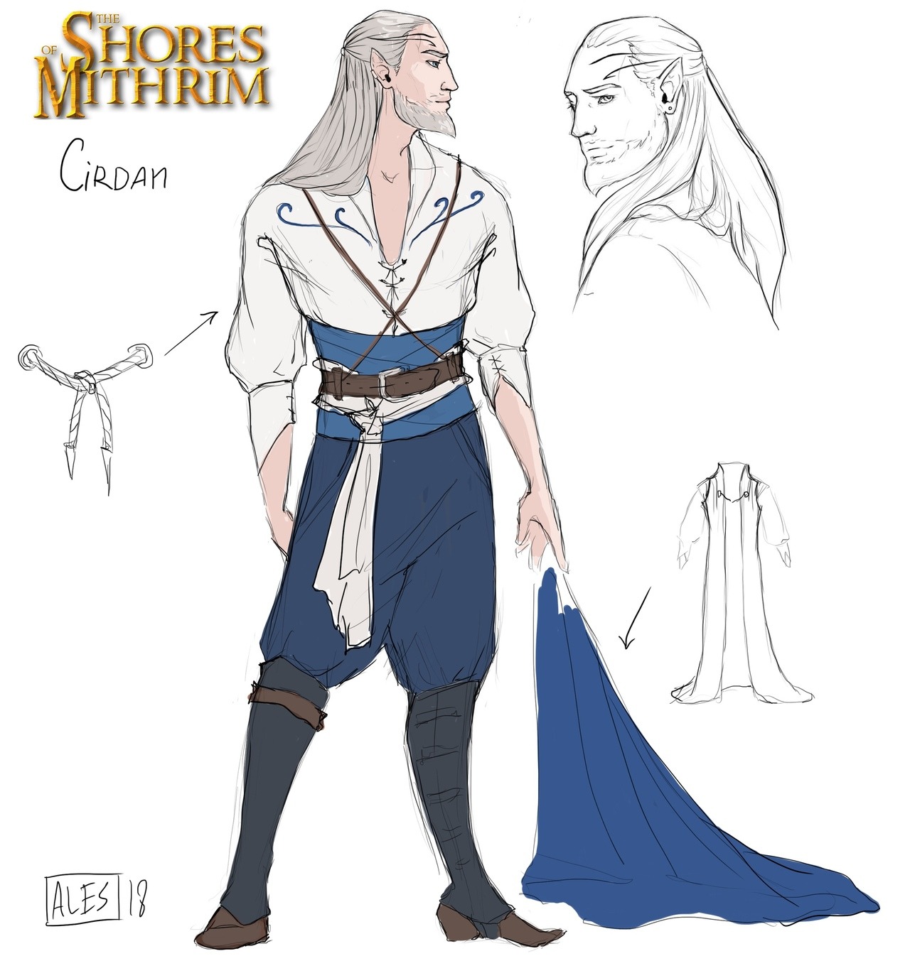 Cirdan. Concept for “Shores of Mithrim” from “Journey to the Middle-Earth” cosplay project.
More art: ALES